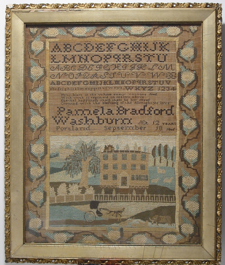 Pamelia Washburn's Sampler.1