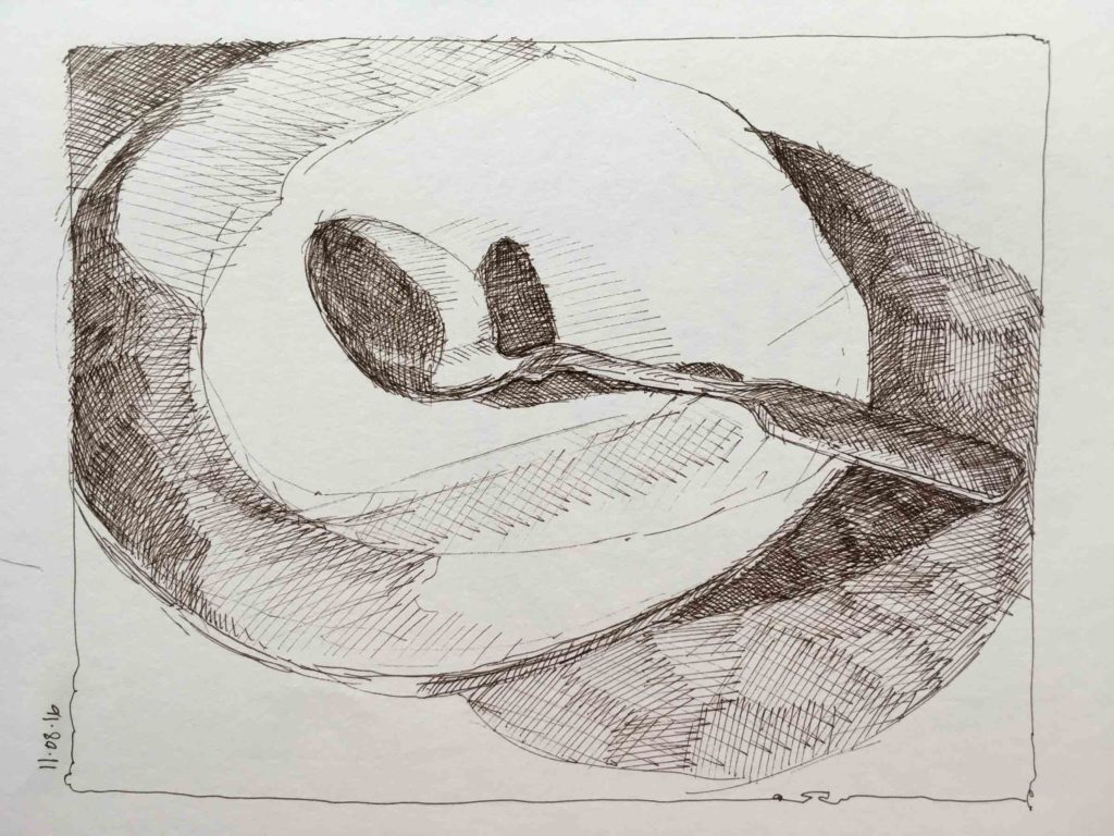 Plate and Spoon