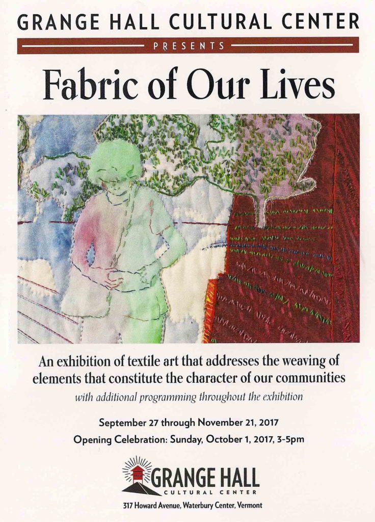 Fabric of our lives postcard