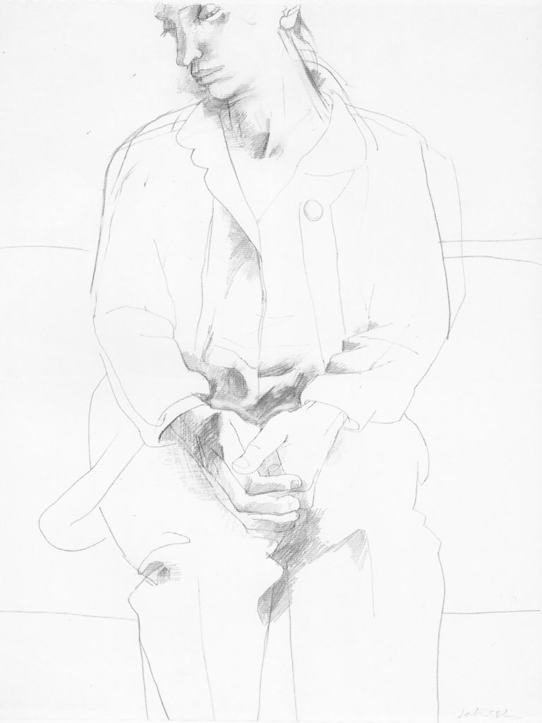 Shahn seated figure