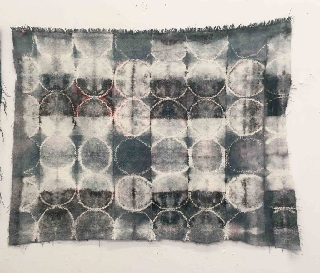 Stitched resist