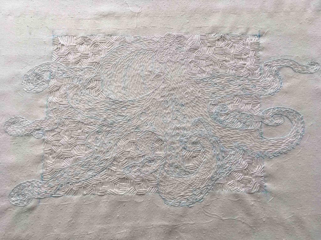 White on White Octopus