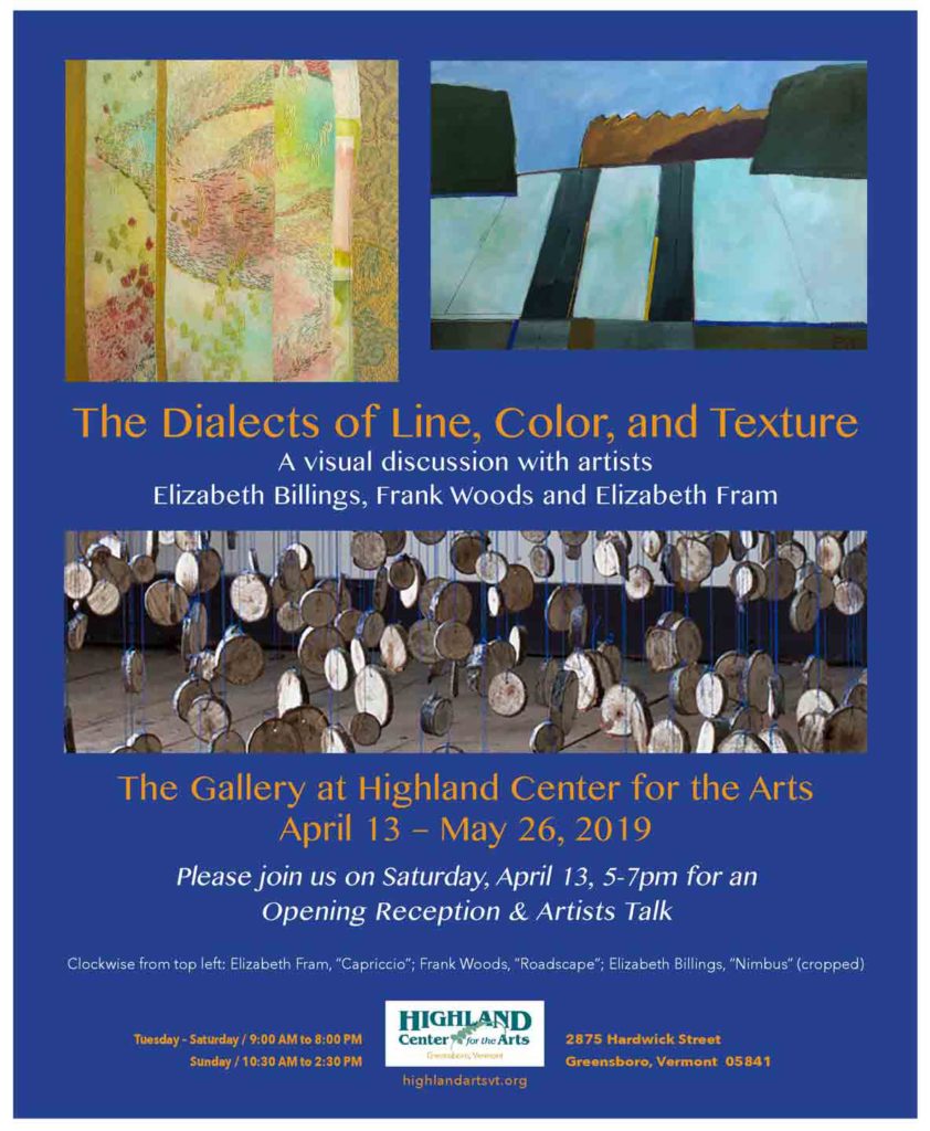 Poster for The Dialects of Line, Color, and Texture