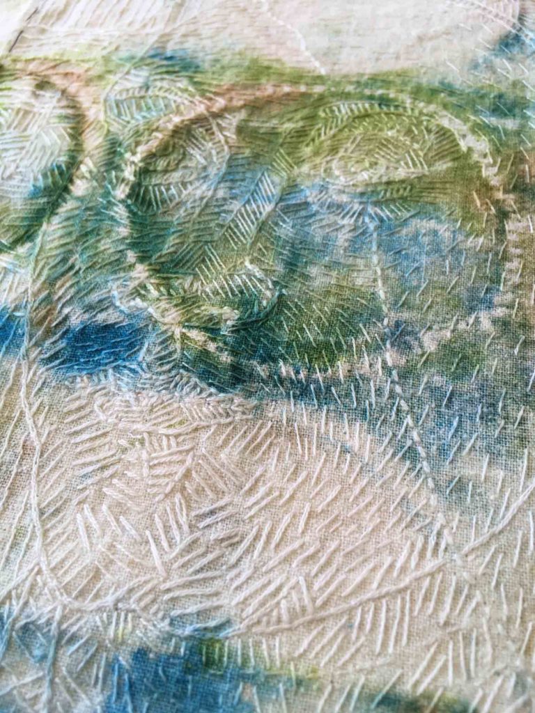Dyed Stitching