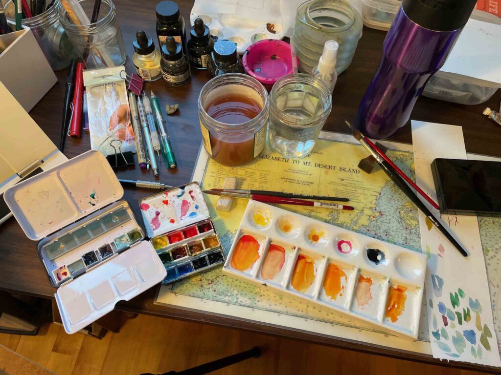 Watercolor Set-up