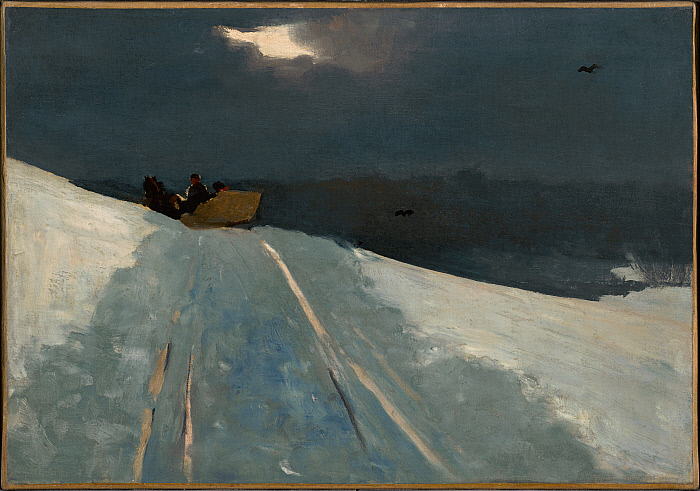 Homer's Sleigh Ride