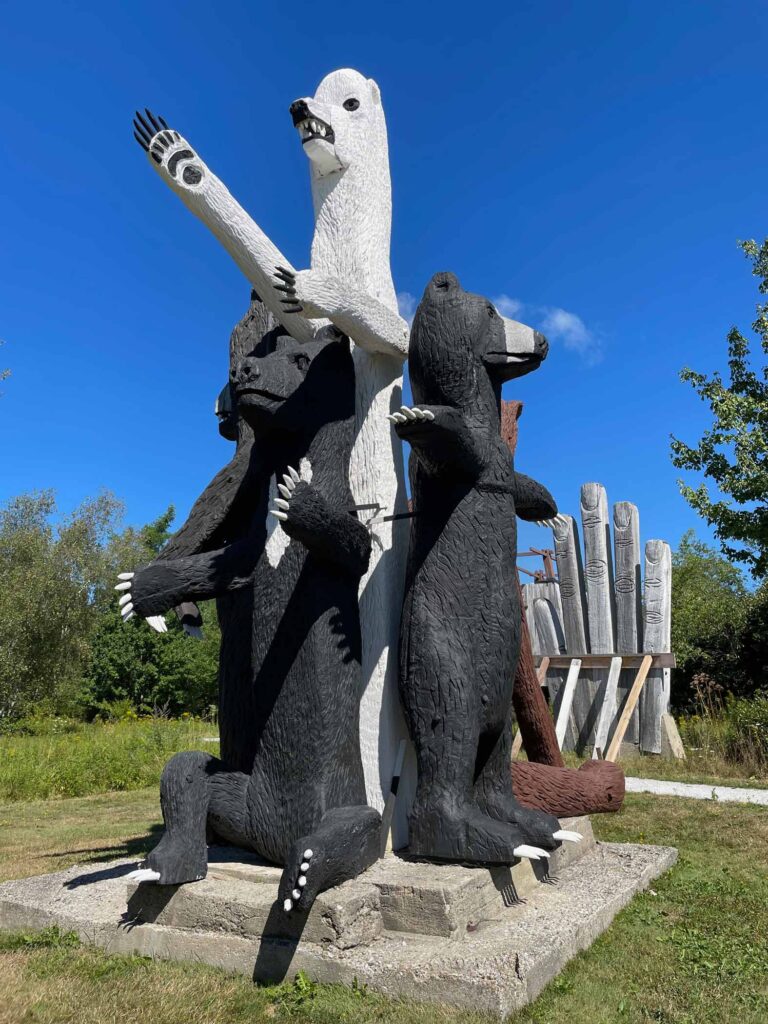 Langlais - Bear Sculpture