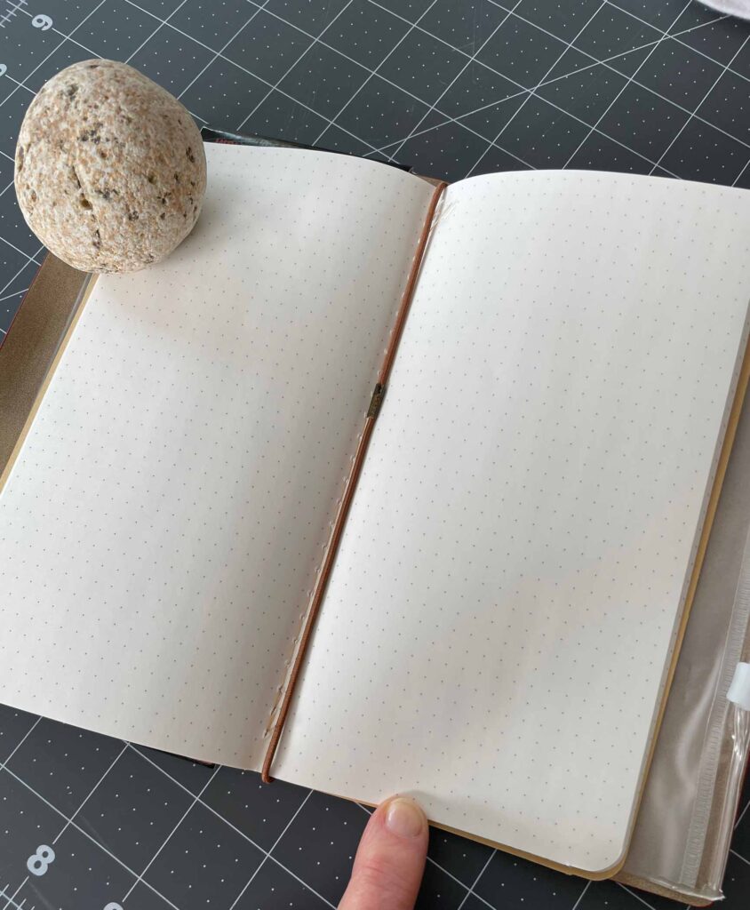 Voyager Notebook Open