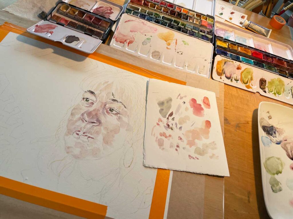 First Stab Watercolor