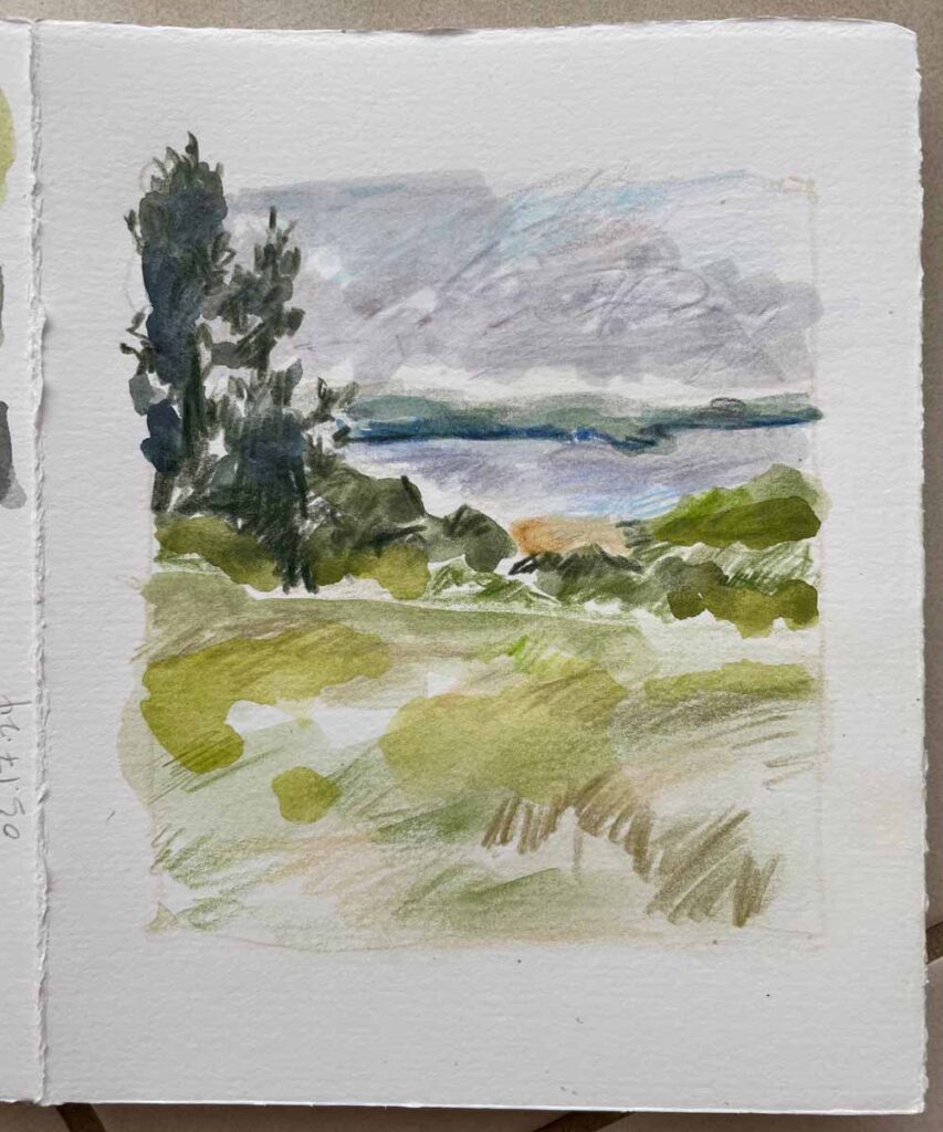 Tomales Bay Sketch