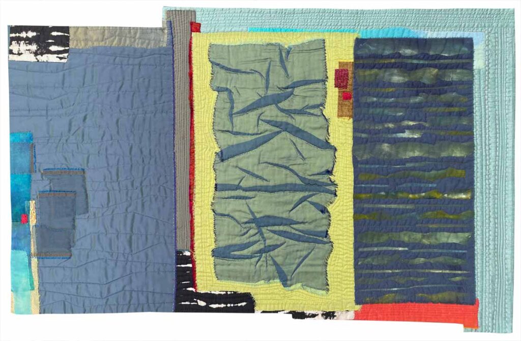 Riffle, art quilt