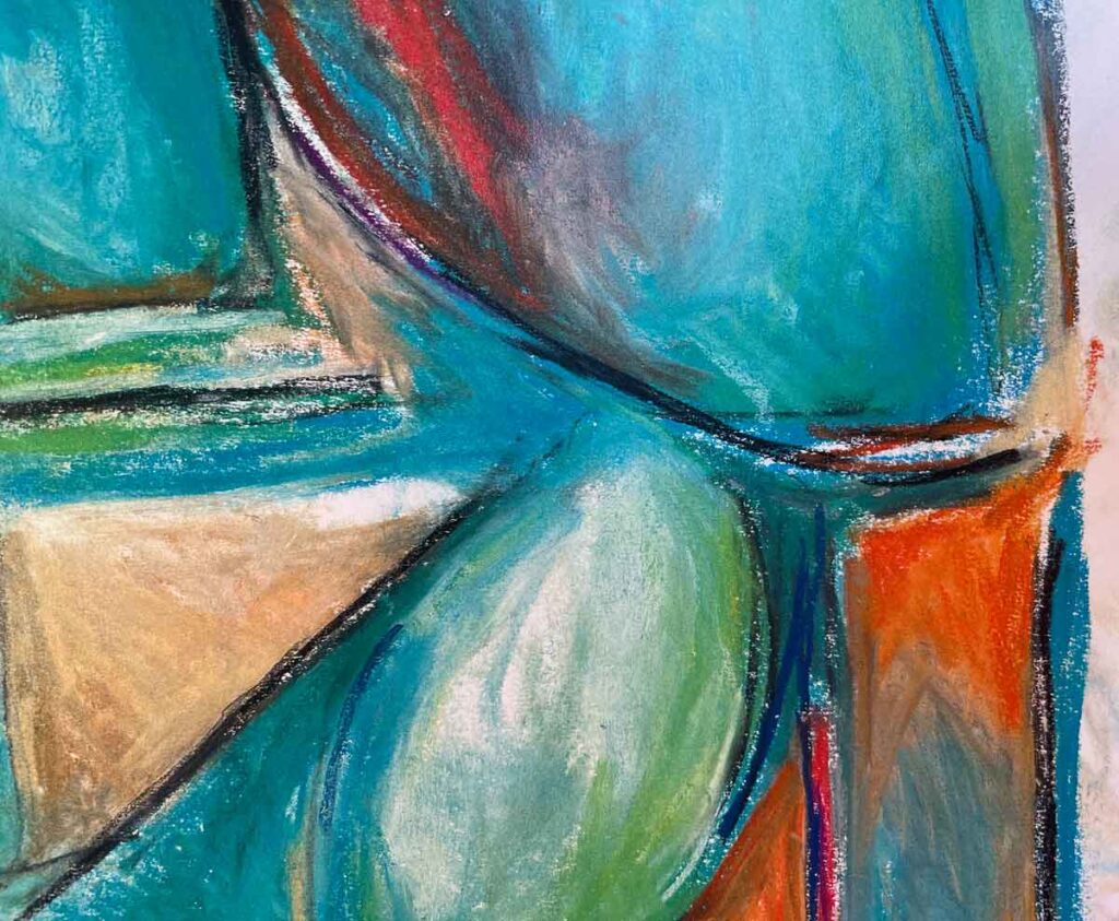 Oil Pastel Drawing