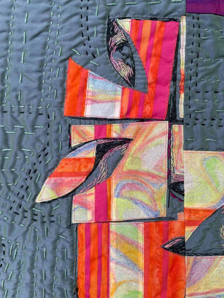 Room for Adjustment detail colored pencil