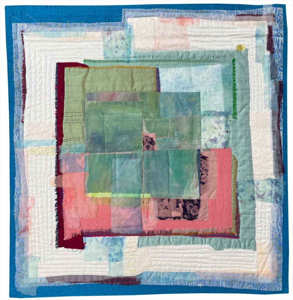 Waiting dye heat transfer of original painting discharge machine and hand quilting embroidery