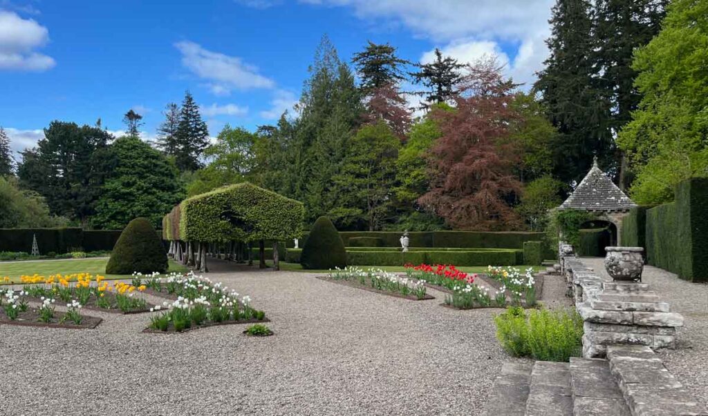 Glamis Castle Italian Garden