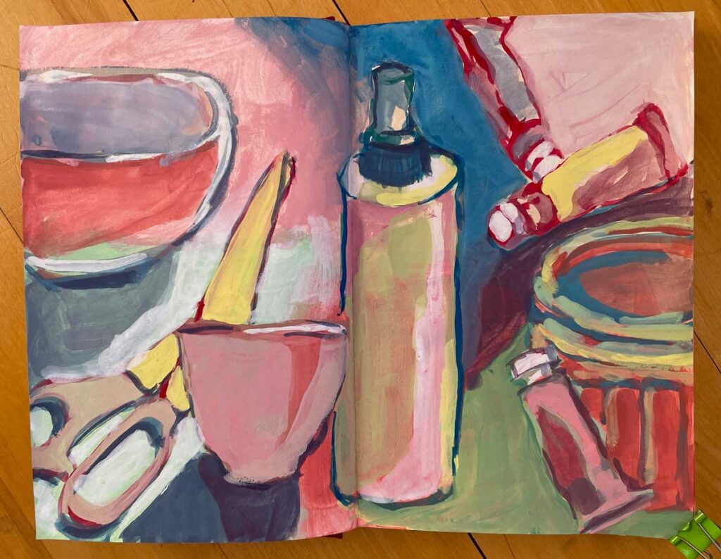 3 Tubes of Paint, Gouache