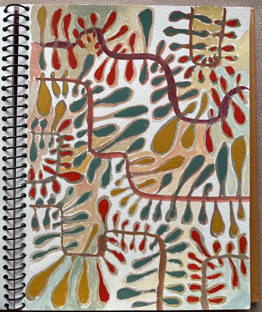 Painted pattern