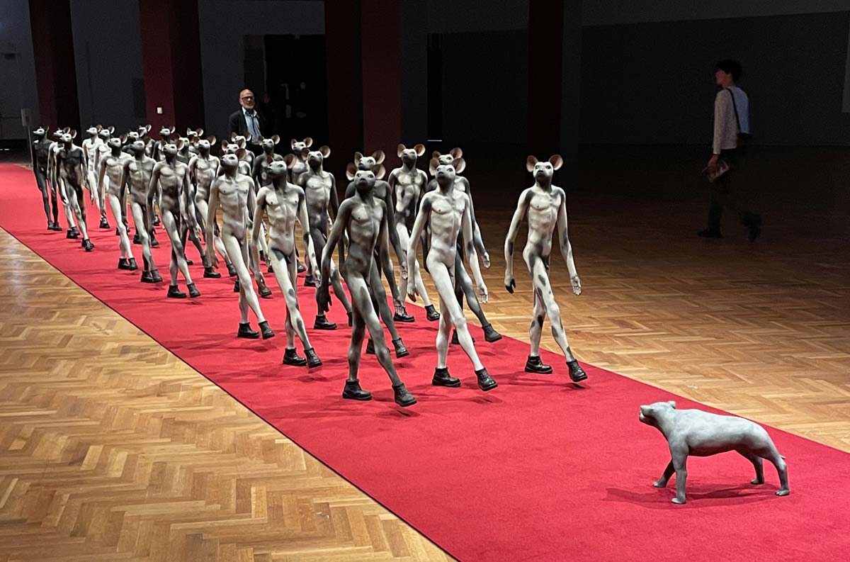 Infantry with beast Jane Alexander