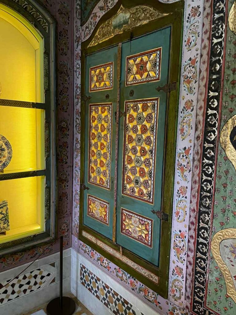 Intricate Door with Gold
